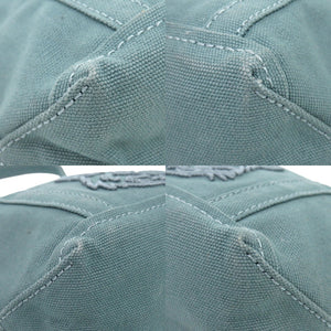 美品 メゾンキツネ フォックス 3WAY ミニトート キャンバス グリーン 1334【中古】MAISON KITSUNE