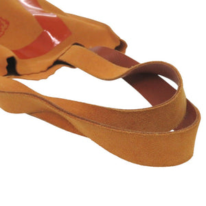 新品同様 イルビゾンテ ロゴプリント トートバッグ スウェード レザー ブラウン 1348【中古】IL BISONTE