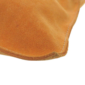 新品同様 イルビゾンテ ロゴプリント トートバッグ スウェード レザー ブラウン 1348【中古】IL BISONTE