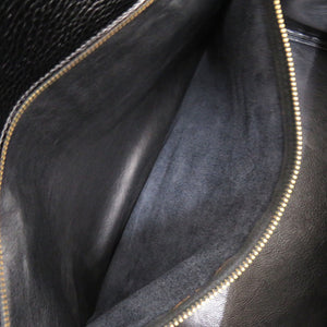 美品 ハイクラス レザーハンドバッグ 40 レザー ブラック ハンドバッグ 黒 1349【中古】HIGH CLASS