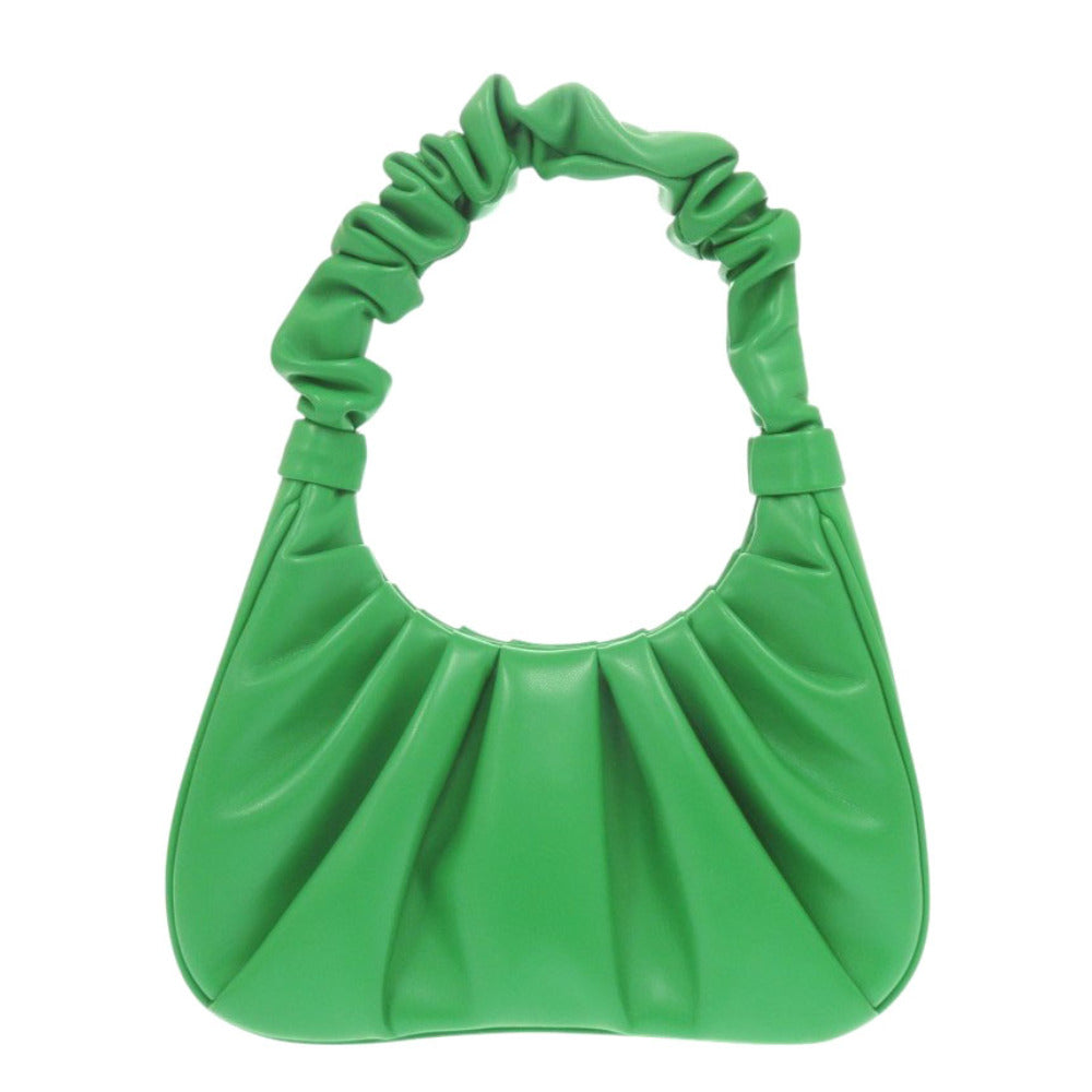 ジェイダブリューペイ Gabbi 合成皮革 グリーン ハンドバッグ 緑 1353【中古】JW PEI