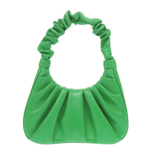 ジェイダブリューペイ Gabbi 合成皮革 グリーン ハンドバッグ 緑 1353【中古】JW PEI