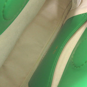 ジェイダブリューペイ Gabbi 合成皮革 グリーン ハンドバッグ 緑 1353【中古】JW PEI