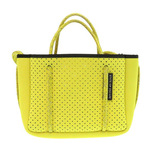 新品同様 ステイト オブ エスケープ MICRO イエロー ネオプレン 2wayハンドバッグ 黄色 1354【中古】STATE OF ESCAPE