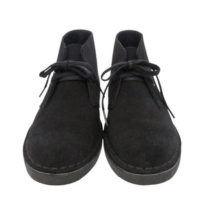 新品同様 クラークス デザートブーツ2 UK4 1/2 スウェード ブラック 黒 1370【中古】Clarks