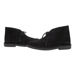 新品同様 クラークス デザートブーツ2 UK4 1/2 スウェード ブラック 黒 1370【中古】Clarks