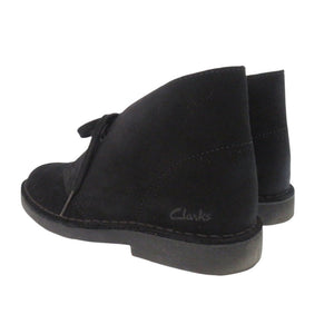 新品同様 クラークス デザートブーツ2 UK4 1/2 スウェード ブラック 黒 1370【中古】Clarks