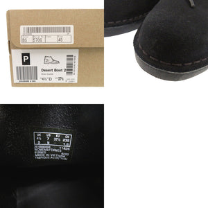 新品同様 クラークス デザートブーツ2 UK4 1/2 スウェード ブラック 黒 1370【中古】Clarks