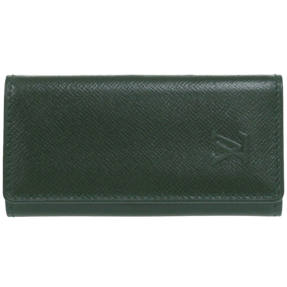 美品 ルイ ヴィトン ミュルティクレ 4連 タイガ グリーン キーケース 緑 LV 0006【中古】LOUIS VUITTON