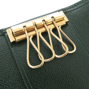 美品 ルイ ヴィトン ミュルティクレ 4連 タイガ グリーン キーケース 緑 LV 0006【中古】LOUIS VUITTON