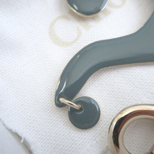 美品 クロエ クエスチョン チャーム ブルー 青 ネイビー 紺 キーリング キーホルダー 0013【中古】Chloe