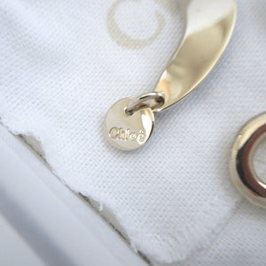 美品 クロエ クエスチョン チャーム ブルー 青 ネイビー 紺 キーリング キーホルダー 0013【中古】Chloe