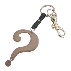 美品 クロエ クエスチョン チャーム ベージュ キーリング キーホルダー 0014【中古】Chloe
