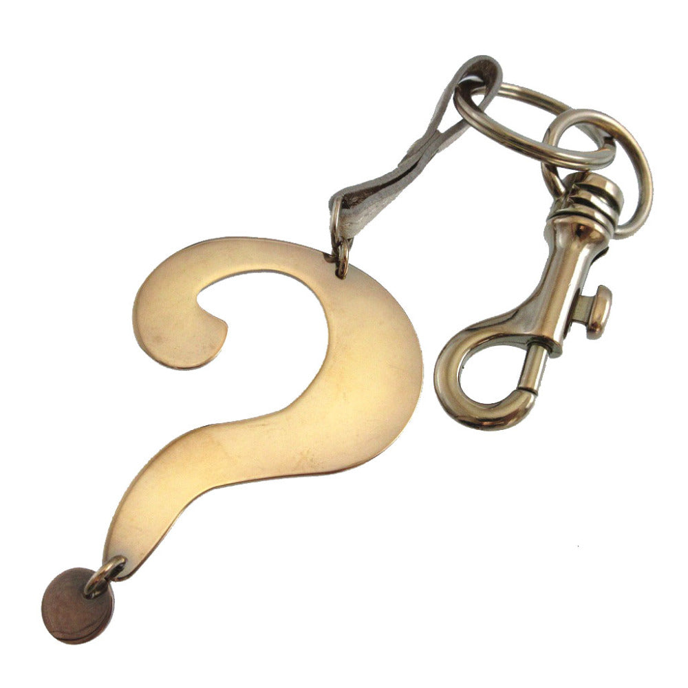 美品 クロエ クエスチョン チャーム ゴールド キーリング キーホルダー 0015【中古】Chloe