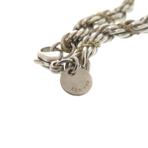 ティファニー ツイスト チェーン シルバー925 K18YG シルバー ゴールド ブレスレット 0030【中古】TIFFANY&Co.