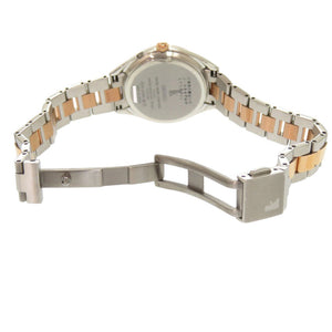 未使用 セイコー ルキア SSQV104 ソーラー電波 チタン ホワイトシェル 腕時計 ピンクゴールド 0039【中古】SEIKO