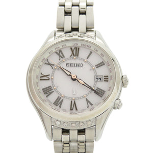 未使用 セイコー ルキア SSVV053 SS モカピンク ソーラー電波 腕時計 シルバー 0040【中古】SEIKO