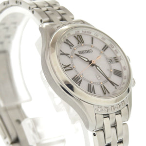 未使用 セイコー ルキア SSVV053 SS モカピンク ソーラー電波 腕時計 シルバー 0040【中古】SEIKO