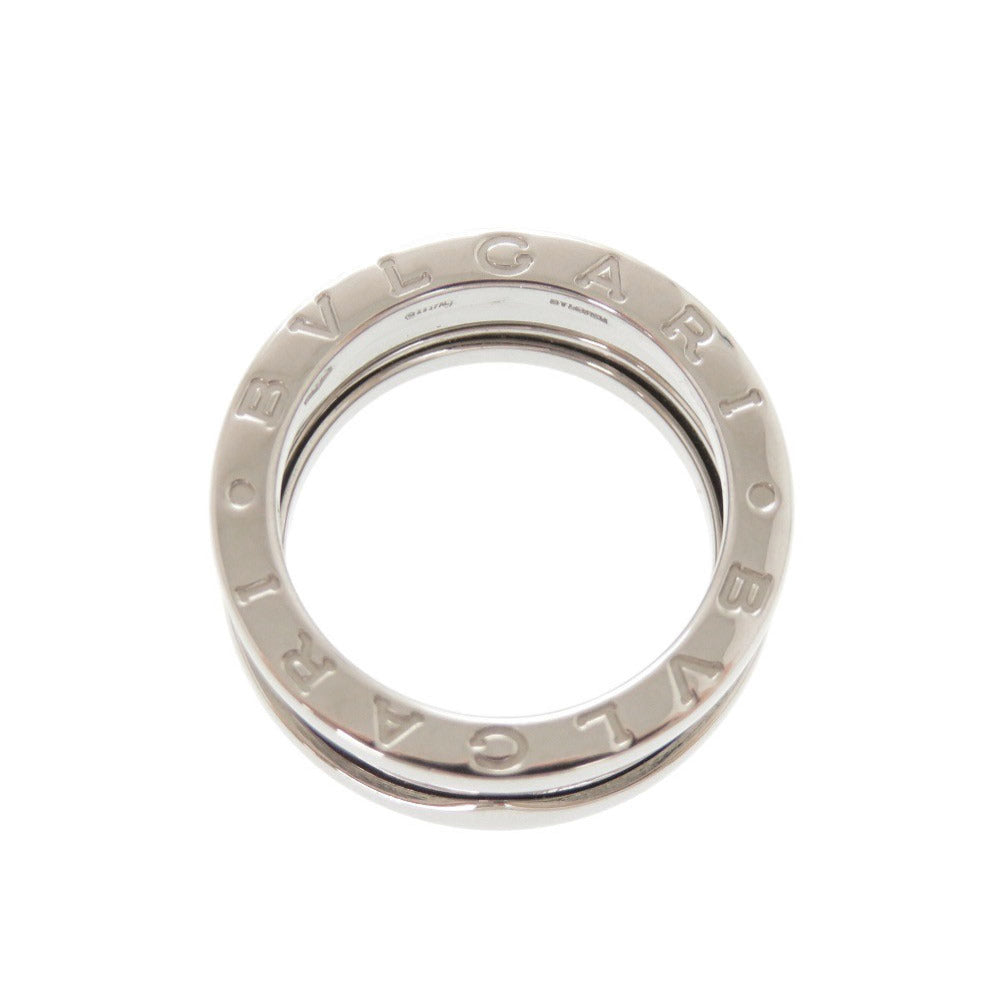 美品 ブルガリ B-ZERO1 3バンド K18WG 750WG #50 ホワイトゴールド リング 指輪 ジュエリー 0043【中古】BVLGARI