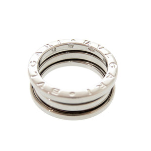 美品 ブルガリ B-ZERO1 3バンド K18WG 750WG #50 ホワイトゴールド リング 指輪 ジュエリー 0043【中古】BVLGARI