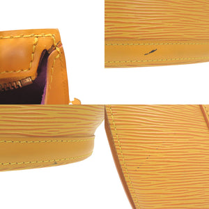 ルイ ヴィトン サンジャック ポワニエロング ショルダーバッグ M52339 エピレザー イエロー LV 0056【中古】LOUIS VUITTON