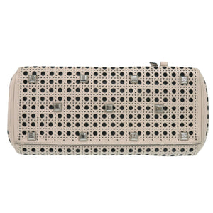 サルヴァトーレフェラガモ ガンチーニ AU-21/H692 レザー ベージュ 2way ハンドバッグ 0113【中古】Salvatore Ferragamo