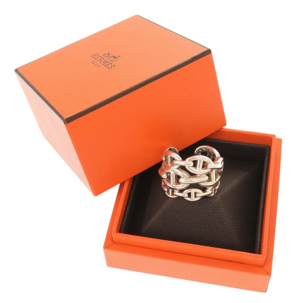 美品 エルメス シェーヌダンクル アンシェネ GM サイズ59 シルバー925 リング 指輪 0132【中古】HERMES