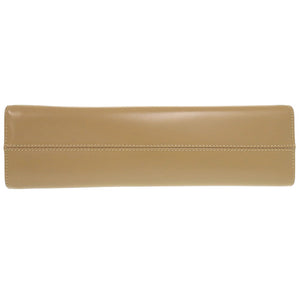 美品 サルヴァトーレ フェラガモ チェーンショルダー ガンチーニ BP-21 8753 カーフレザー ベージュ ゴールド金具 ショルダーバッグ 0184 【中古】 Salvatore Ferragamo