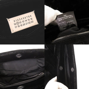 美品 メゾン マルジェラ グラムスラム SB1WG0049 ベロア ブラック ショルダーバッグ クラッチバッグ 黒 0185【中古】Maison Margiela