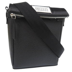 新品同様 メゾン マルジェラ 5AC CAMERA BAG VERTICAL カメラバッグ SB1WG0041 ショルダーバッグ レザー キャンバス ブラック 0186【中古】Maison Margiela