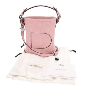 未使用 デルボー Pin Toy パン トイ AA0608 デルヴォー レザー ピンク 2way ショルダーバッグ 0206【中古】DELVAUX