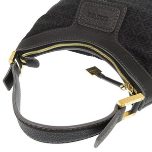 新品同様 ロエベ キャンバス レザー ネイビー ワンショルダーバッグ ショルダーバッグ 0212【中古】LOEWE