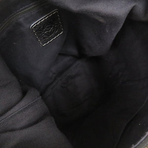 新品同様 ロエベ キャンバス レザー ネイビー ワンショルダーバッグ ショルダーバッグ 0212【中古】LOEWE