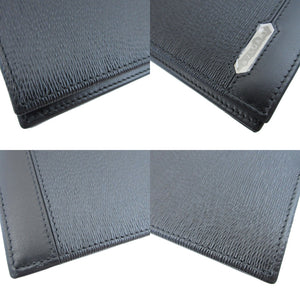 未使用 ブルガリ セルペンティ スカリエ 280922 レザー ブラック 黒 2つ折り長財布 財布 0223【中古】BVLGARI