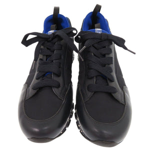 未使用品 プラダ プラダスポーツ 4E3052 サイズ6 1/2 レザー ブラック ブルー スニーカー 0229【中古】PRADA メンズ