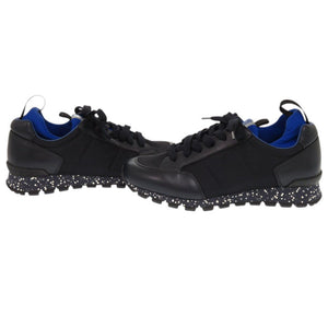 未使用品 プラダ プラダスポーツ 4E3052 サイズ6 1/2 レザー ブラック ブルー スニーカー 0229【中古】PRADA メンズ