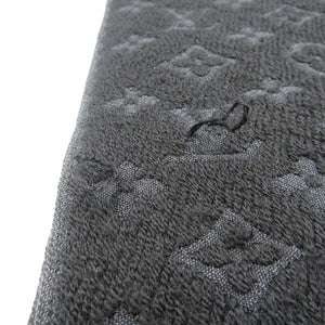 ルイヴィトン エシャルプ モノグラム クラシック M70520 ウール ノワール マフラー ストール 0230【中古】LOUIS VUITTON