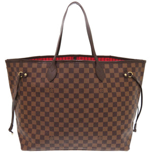 美品 ルイ ヴィトン ネヴァーフルGM ダミエ エベヌ N51106 トートバッグ LV 0236 【中古】 LOUIS VUITTON