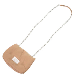 新品同様 メゾン マルジェラ グラムスラム ミニフラップ S56WG0181 レザー ベージュ ショルダーバッグ 0239【中古】Maison Margiela