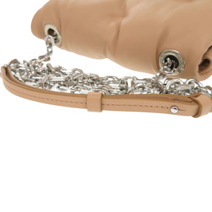 新品同様 メゾン マルジェラ グラムスラム ミニフラップ S56WG0181 レザー ベージュ ショルダーバッグ 0239【中古】Maison Margiela