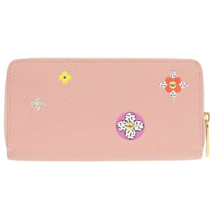 美品 ルイ ヴィトン ラウンドファスナー ジッピーウォレット エピ M62067 エピレザー ピンク 長財布 LV 0241【中古】LOUIS VUITTON