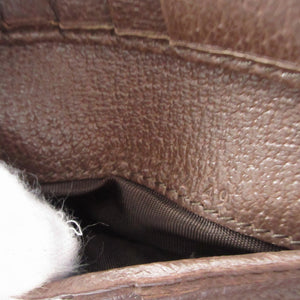 新品同様 グッチ オフディア 523173 GGスプリーム レザー ベージュ ブラウン 茶 Wホック財布 財布 0250【中古】GUCCI