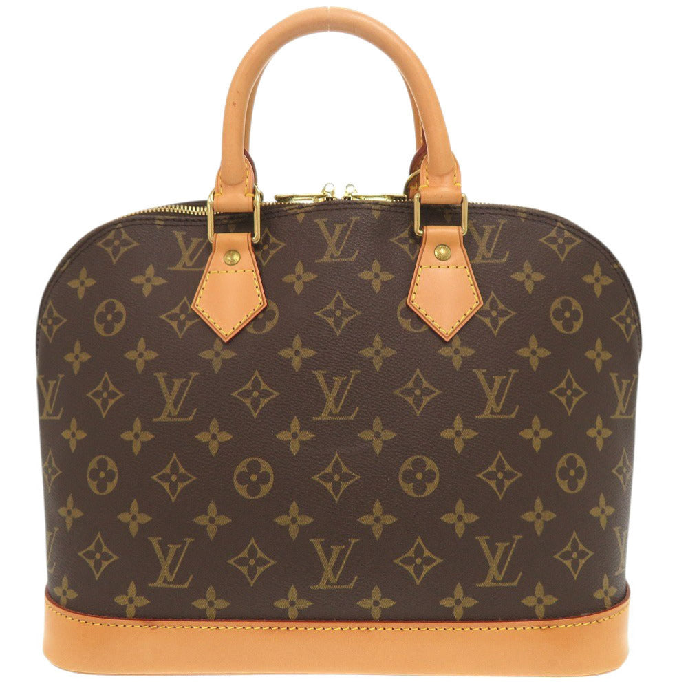 美品 ルイ ヴィトン アルマ モノグラム M51130 ブラウン ハンドバッグ LV 0258【中古】LOUIS VUITTON