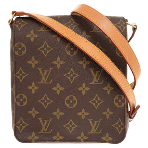 美品 ルイ ヴィトン ロングストラップ ミュゼットサルサ モノグラム M51387 ブラウン ショルダーバッグ LV 0264【中古】LOUIS VUITTON