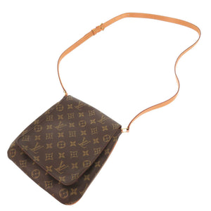 美品 ルイ ヴィトン ロングストラップ ミュゼットサルサ モノグラム M51387 ブラウン ショルダーバッグ LV 0264【中古】LOUIS VUITTON