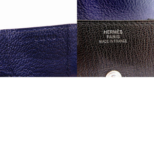 未使用品 エルメス ルヴァンキャトル コインケース シェブルミゾル ブラック C刻印 0276【中古】HERMES