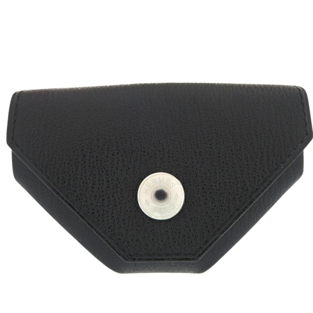 未使用品 エルメス ルヴァンキャトル コインケース シェブルミゾル ブラック C刻印 0276【中古】HERMES