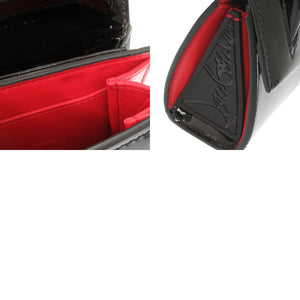 未使用品 クリスチャンルブタン パロマ ナノ 1215050 パテントレザー ブラック 2WAY ハンドバッグ ショルダーバッグ 0279【中古】Christian Louboutin