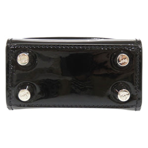 未使用品 クリスチャンルブタン パロマ ナノ 1215050 パテントレザー ブラック 2WAY ハンドバッグ ショルダーバッグ 0279【中古】Christian Louboutin