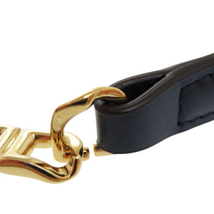 未使用品 デルボー D Chain Strap Dチェーンストラップ AN0017AAM0AZBDO ショルダーストラップ レザー ナイトスカイ 0288【中古】DELVAUX